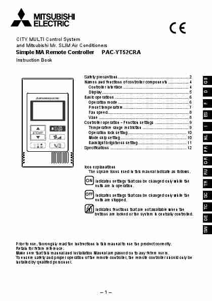 MITSUBISHI ELECTRIC PAC-YT52CRA-page_pdf